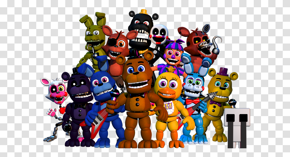 Five Nights At Freddy S, Toy, Robot, Pac Man Transparent Png