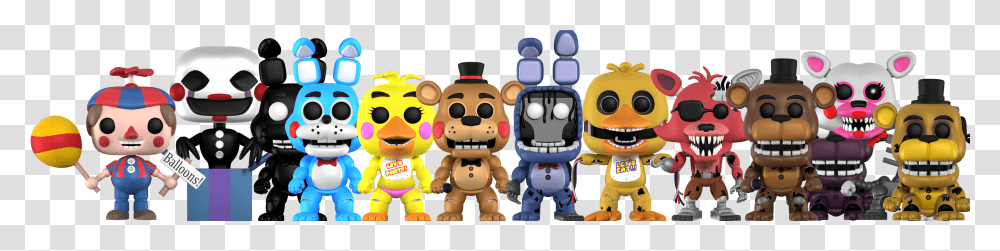 Five Nights At Freddy's All Pops, Plant, Urban, Robot, Doodle Transparent Png