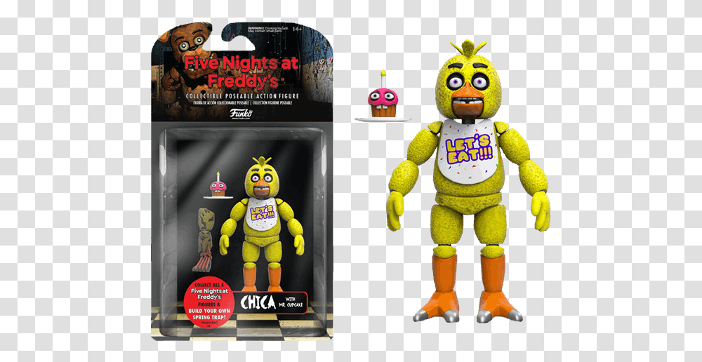 Five Nights At Freddy's Chica Funko, Robot, Toy, Figurine Transparent Png