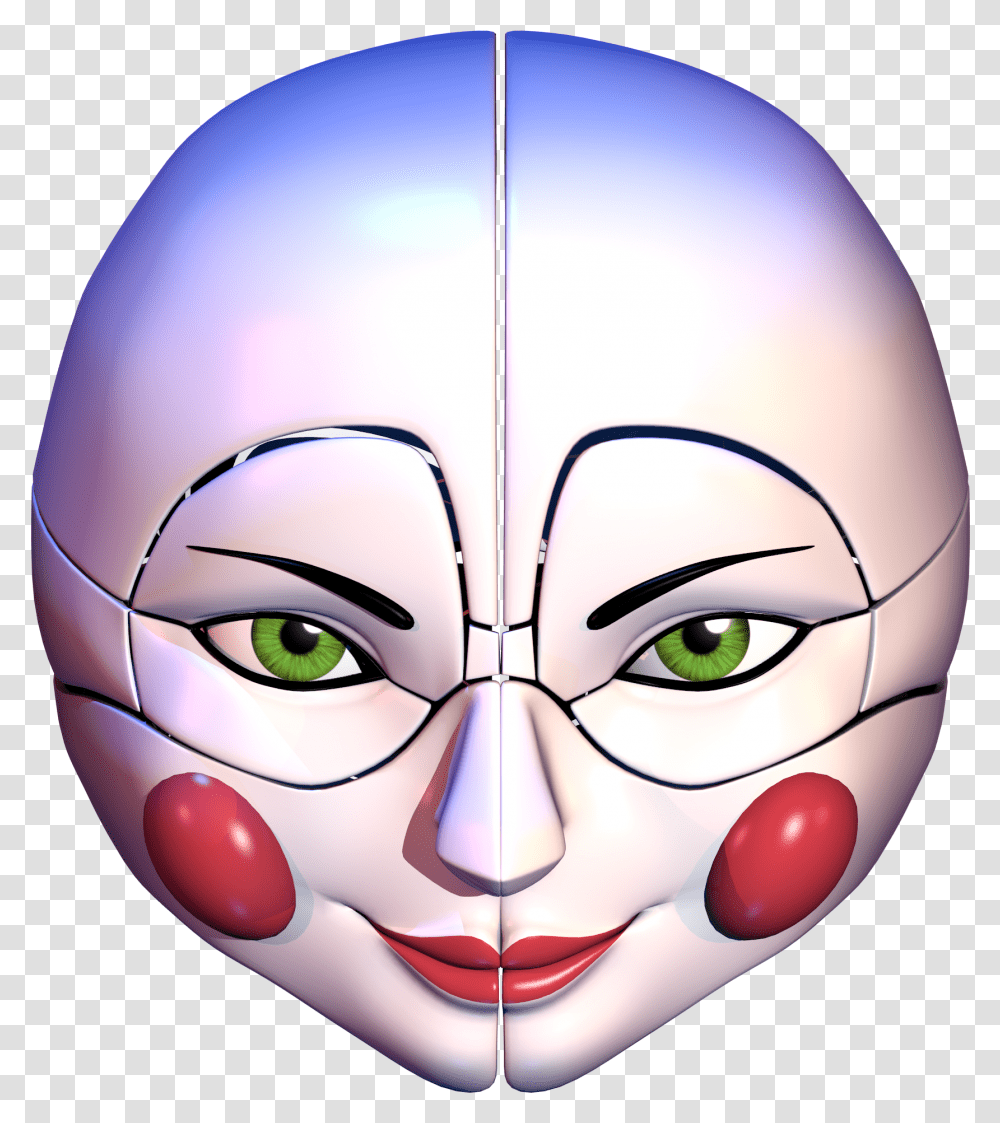 Five Nights At Freddy's Circus Baby, Head, Face, Balloon, Photography Transparent Png