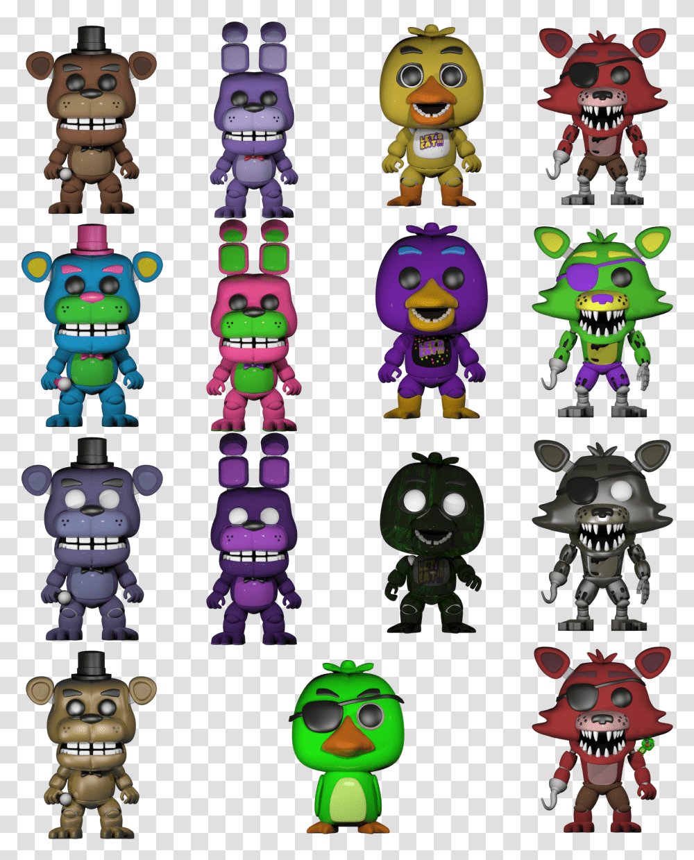Five Nights At Freddy's Funko Pops, Robot, Toy Transparent Png