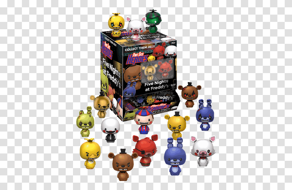 Five Nights At Freddy's Pint Size Heroes, Apparel, Pac Man, Toy Transparent Png