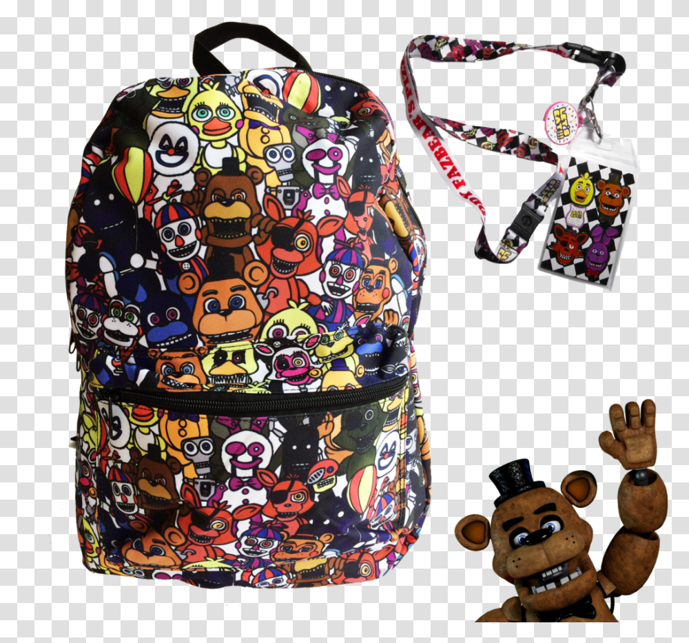 Five Nights At Freddy's Plush Backpacks, Bag, Purse, Handbag, Accessories Transparent Png