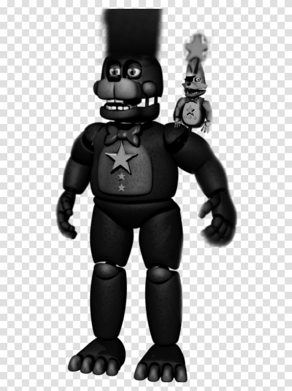 Five Nights At Freddy's Rockstar Freddy, Toy, Figurine, Robot, Hand Transparent Png