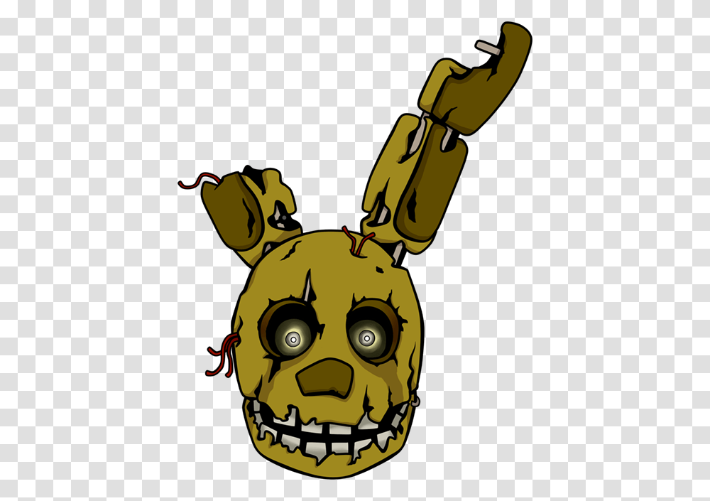 Five Nights At Freddy's Springtrap Head, Animal, Mammal, Saxophone, Leisure Activities Transparent Png