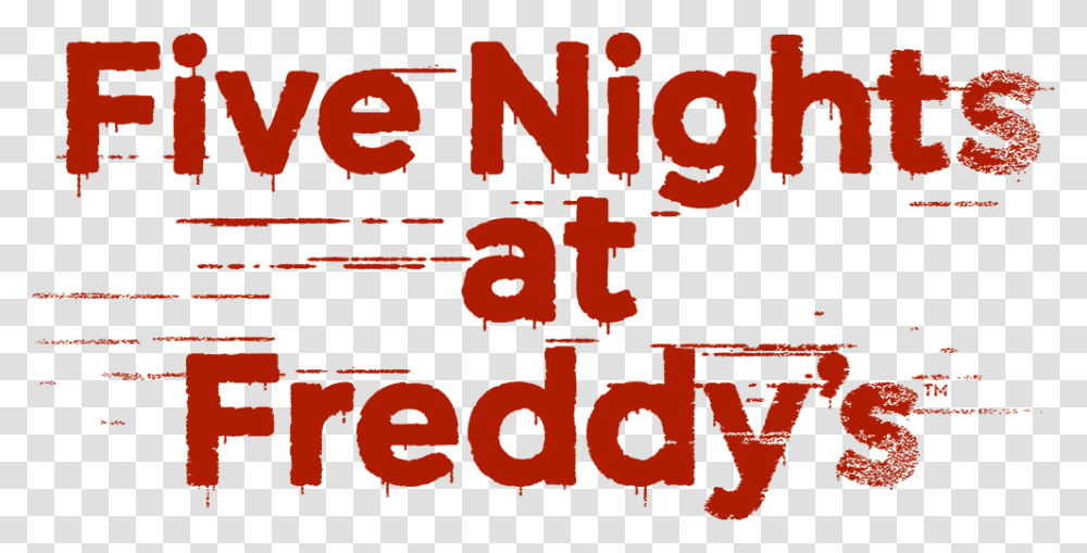 Five Nights At Freddyquots Five Nights At Freddy's Logo, Maroon Transparent Png
