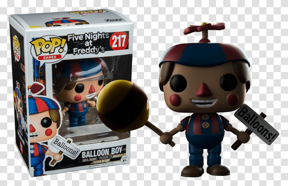 Five Nights At Freddys Funko Pop Balloon Boy, Super Mario, Toy, Kart, Vehicle Transparent Png
