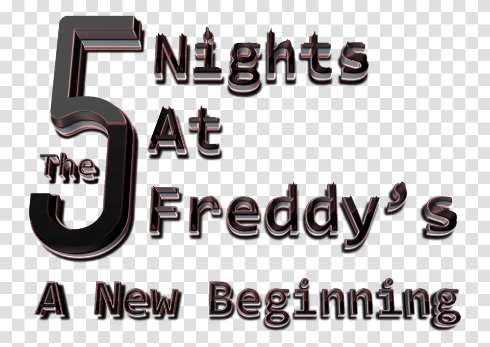 Five Nights At Freddys Logo Five Nights At Freddy's 5 Logo, Label, Alphabet, Electronics Transparent Png
