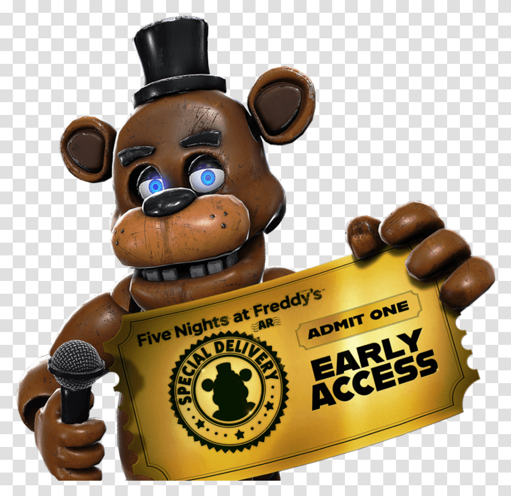 Five Nights At Freddys, Toy, Label, Paper Transparent Png