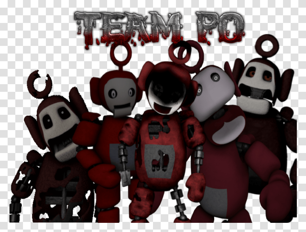 Five Nights At Tubbyland Team Po Download, Robot, Toy Transparent Png