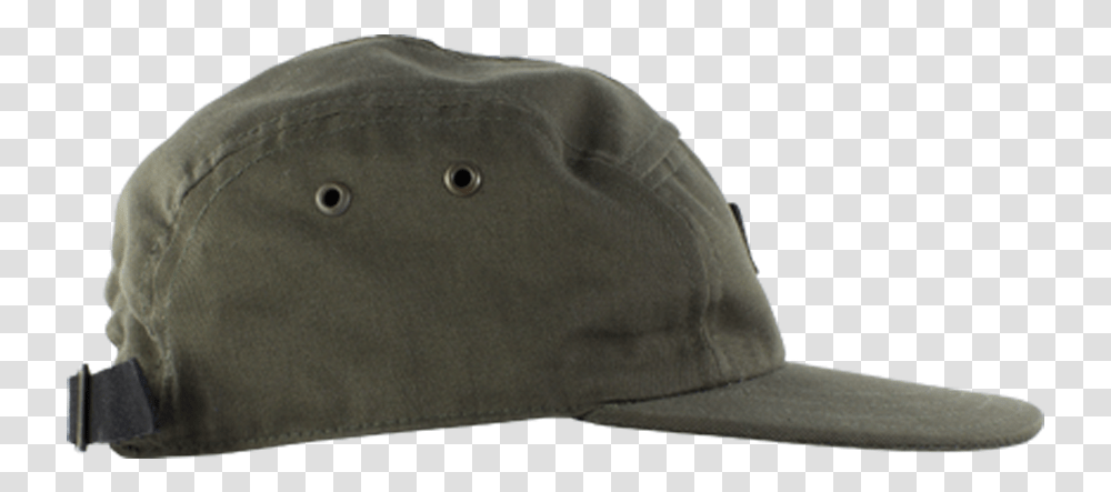 Five Panel Cap Olive Cotton Baseball Cap, Clothing, Apparel, Hat Transparent Png