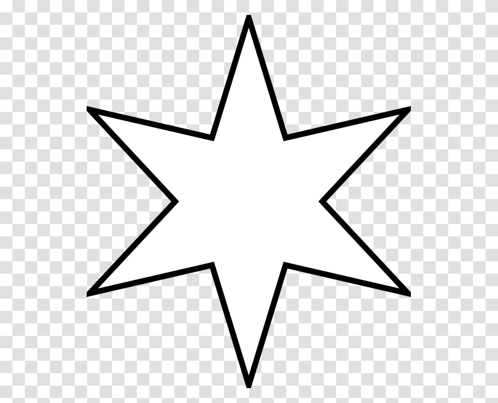 Five Pointed Star Coloring Book Shape Outline, Cross, Star Symbol Transparent Png