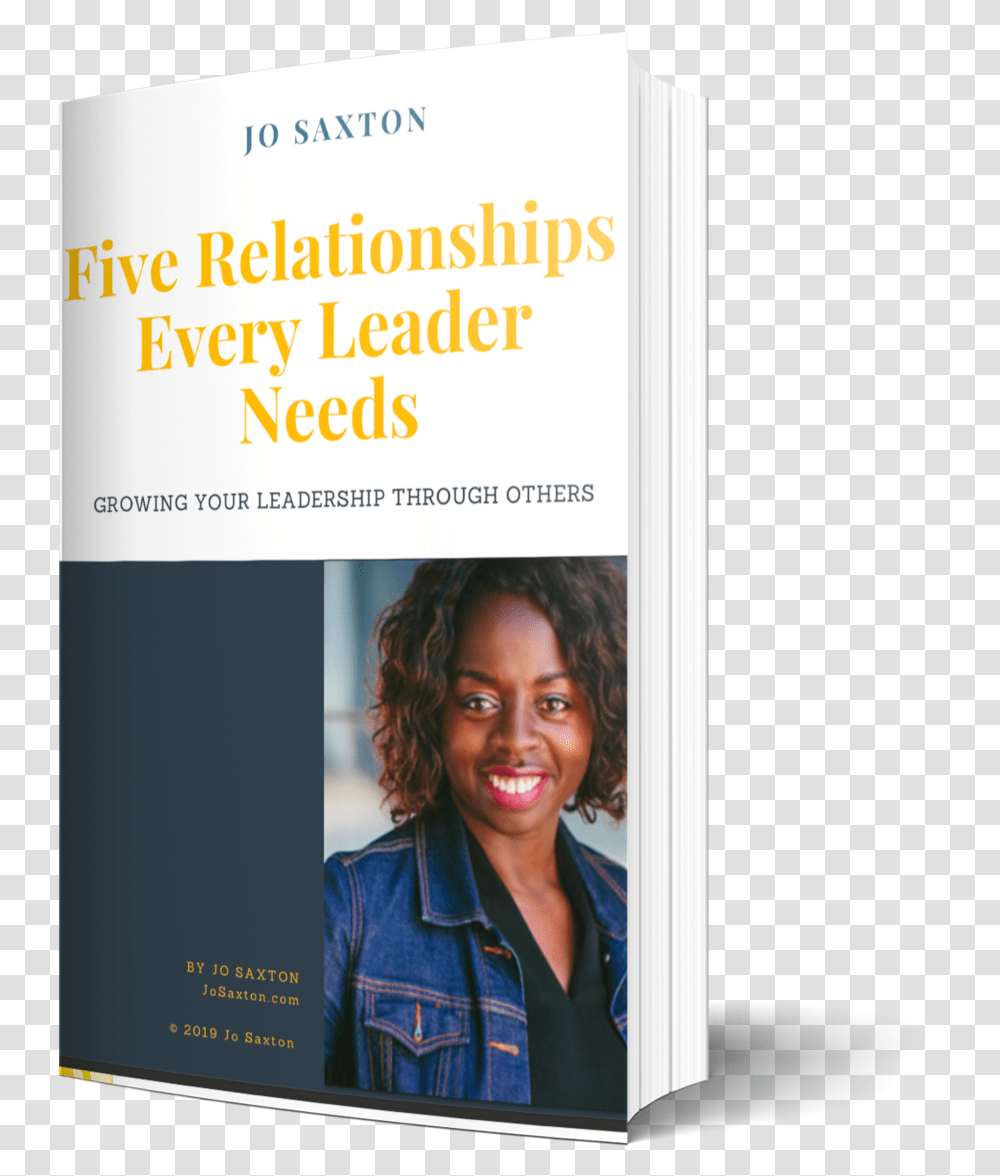 Five Relationships Every Leader Needs 3d Book Book Cover, Person, Human, Flyer, Poster Transparent Png