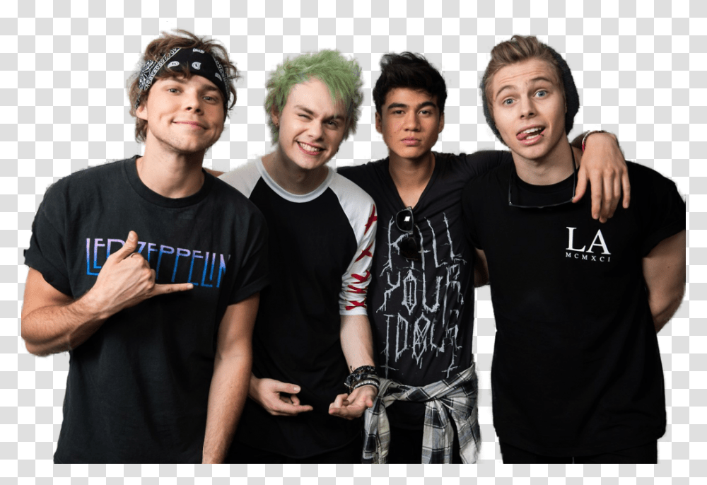 Five Seconds Of Summer, Person, Sleeve, Long Sleeve Transparent Png