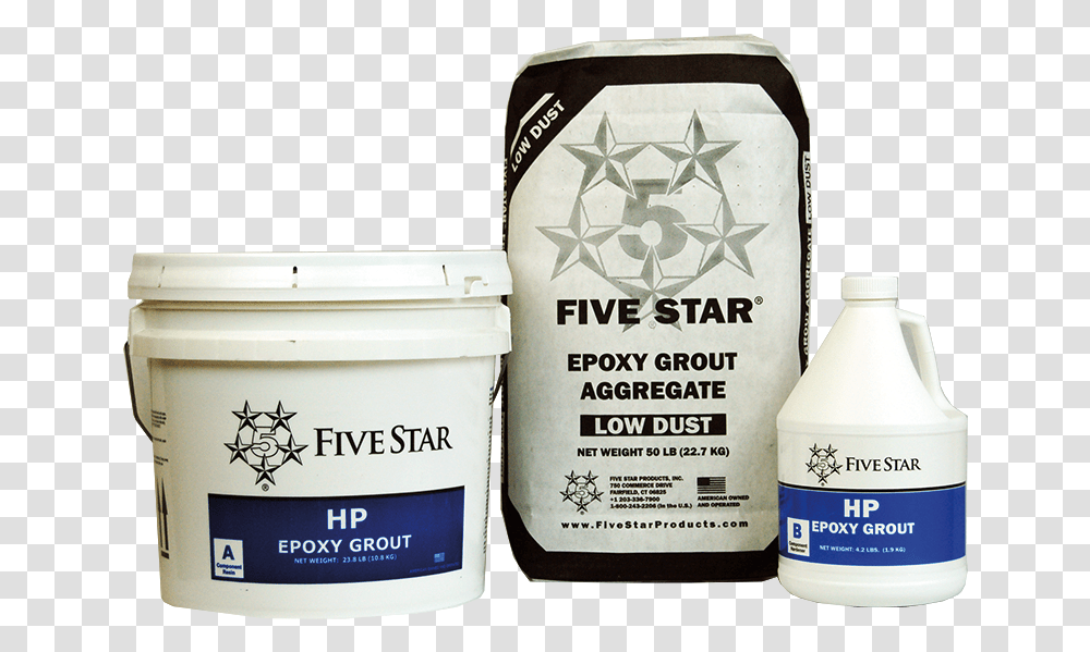 Five Star Hp Epoxy Grout Kit Five Star Dp Epoxy Grout Resin, Bottle, Cosmetics, Food, Aftershave Transparent Png