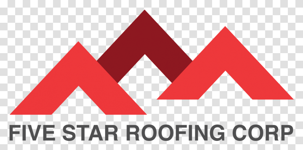 Five Star Roofing - Triangle, Symbol, Logo, Text, Alphabet Transparent Png