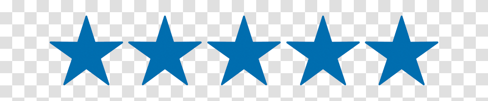 Five Stars Blue, Star Symbol Transparent Png