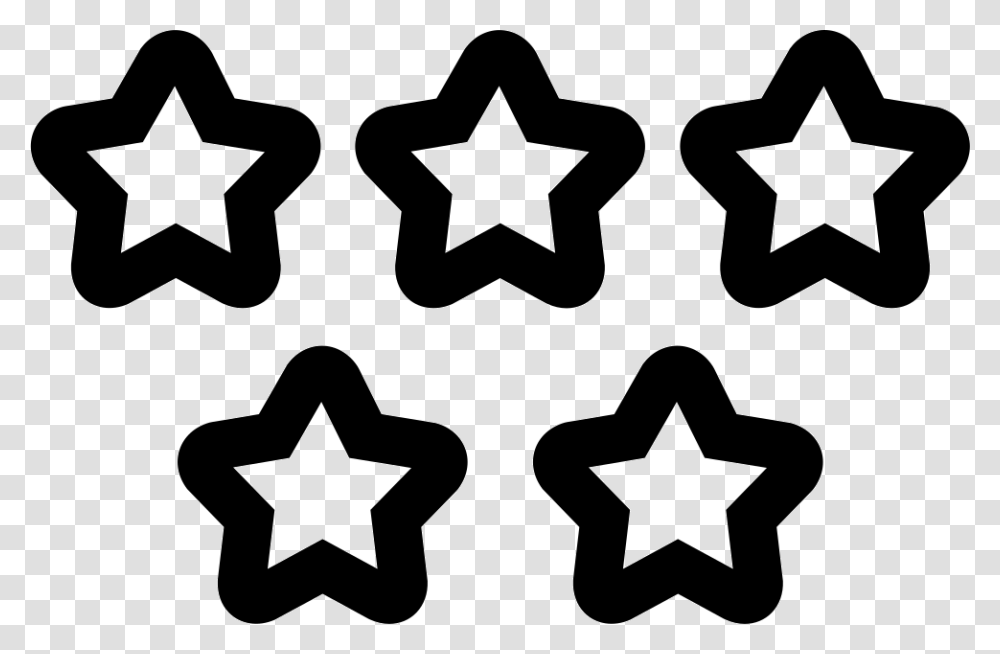 Five Stars Quality Symbol Icon Free Download, Star Symbol, Stencil, Person, Human Transparent Png