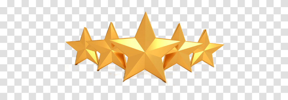 Five Stars, Star Symbol, Number Transparent Png