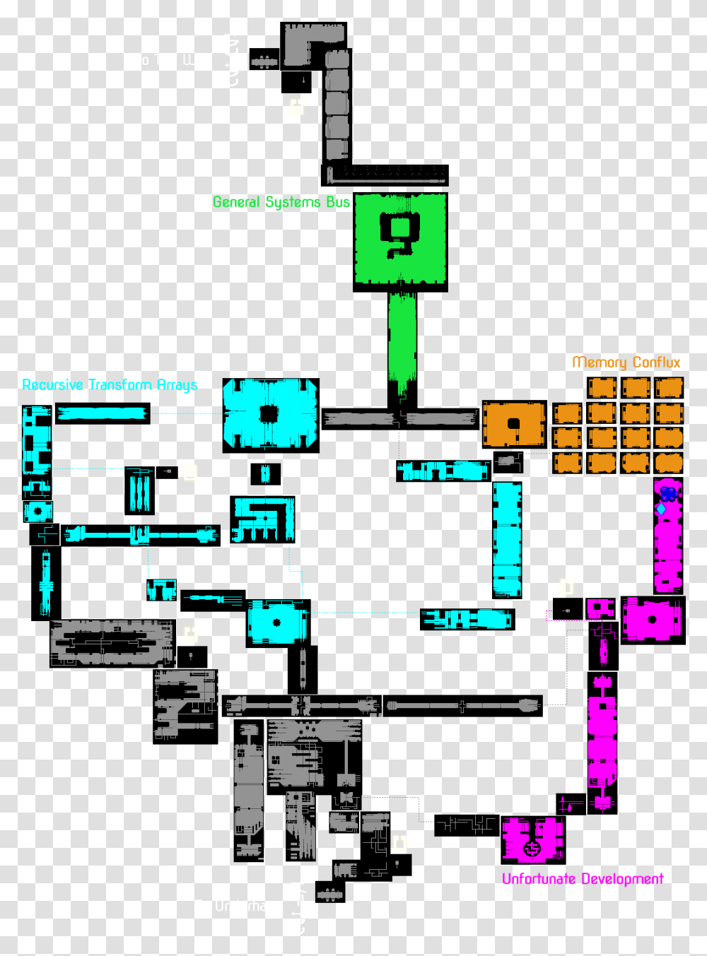 Fivepebbles Map Rain World Five Pebbles Map, Pac Man, Scoreboard, Network Transparent Png