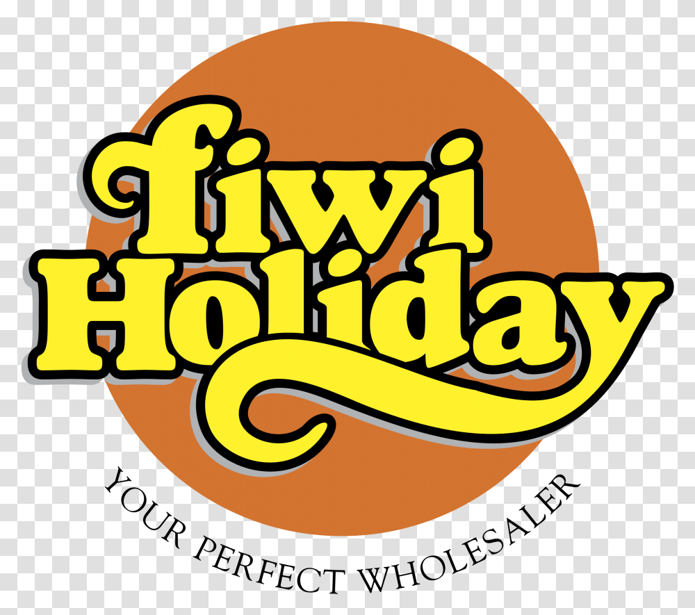 Fiwi Holiday Logo, Label, Plant, Food Transparent Png