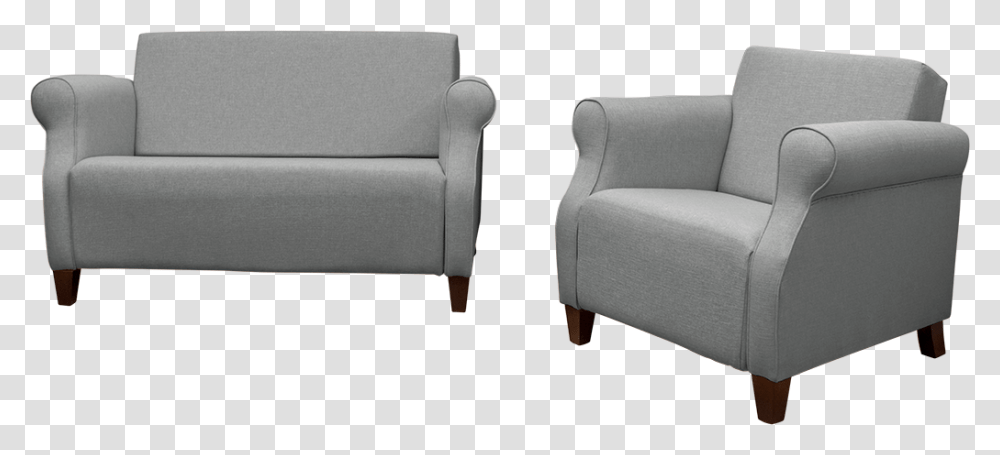 Fixed Cushion Suites With Scroll Arms Club Chair, Furniture, Armchair Transparent Png