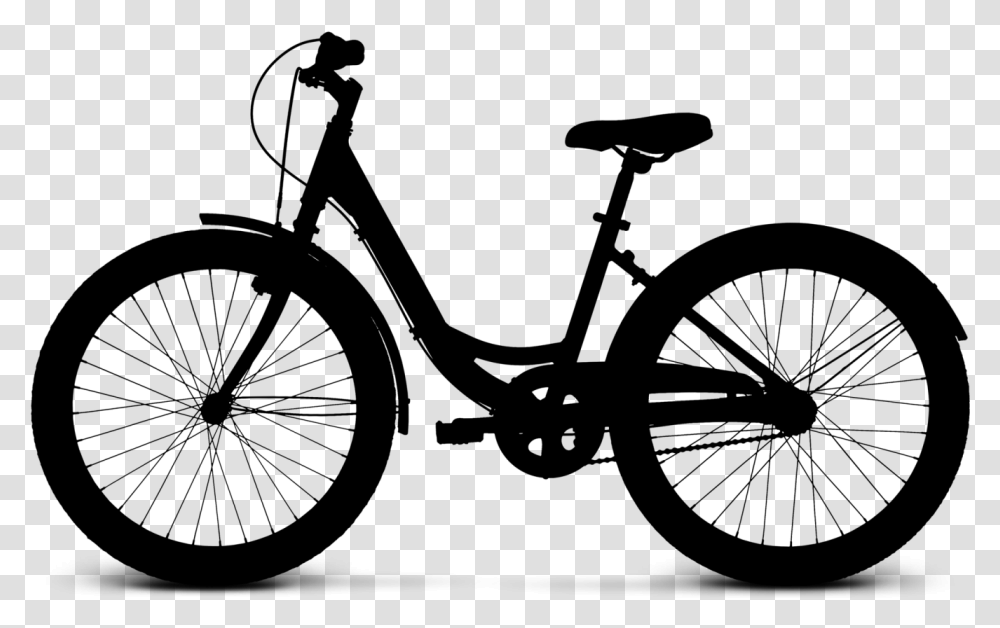 Fixed Gear Mountain Bicycle Electric Haibike Bike Clipart Specialized Pitch Sport 2017, Gray, World Of Warcraft Transparent Png