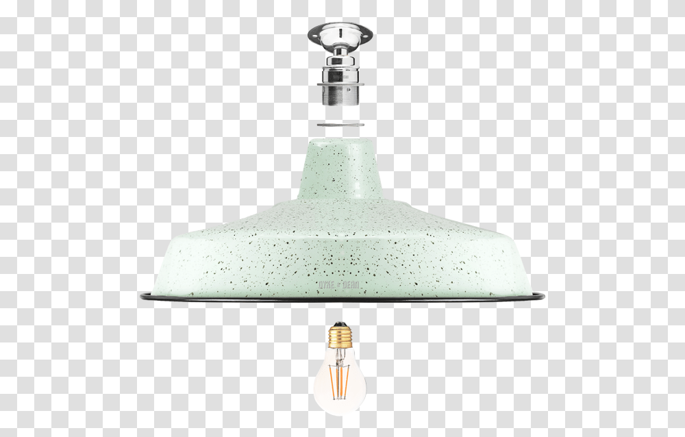 Fixed Large Mint Green Speckle Enamel Shade Lampshade, Light, Lighting, Lightbulb, Light Fixture Transparent Png