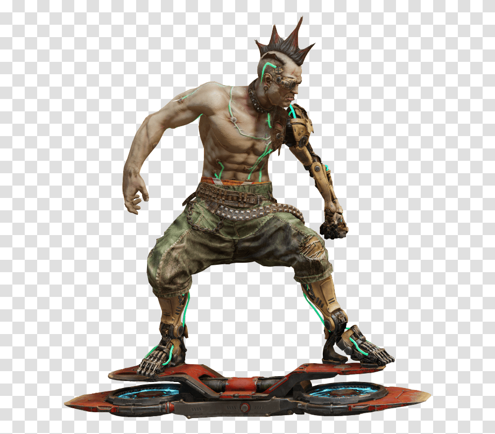 Fixes Anarki Quake Champions, Person, Human, Figurine, Bronze Transparent Png