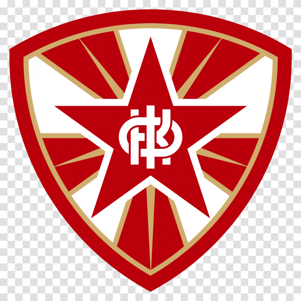 Fk Crvena Zvezda Red Star Belgrade Redesign Estrella Roja De Belgrado, Symbol, Armor, Dynamite, Bomb Transparent Png