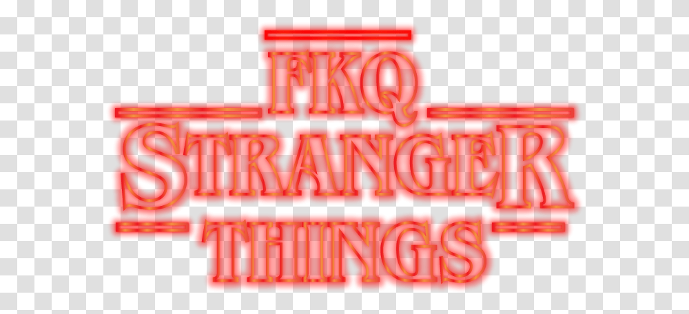 Fkq Stranger Things Orange, Alphabet, Word Transparent Png