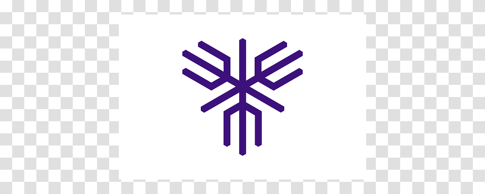 Flag Cross, Emblem, Snowflake Transparent Png