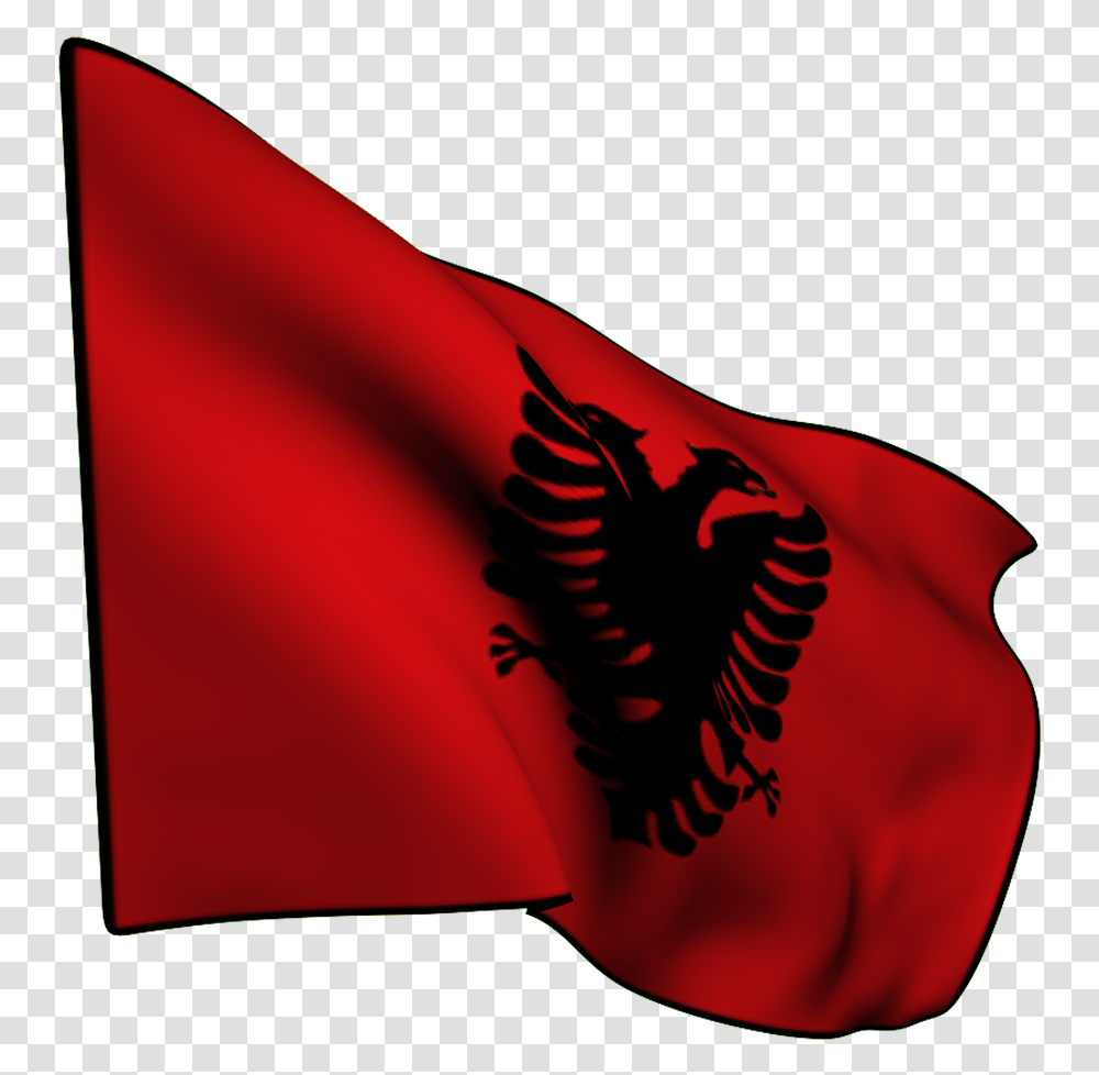 Flag Albania Aguila Bicefala Red Blood Black Albania Flag Red Black, American Flag, Emblem Transparent Png