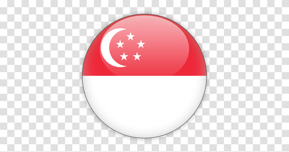 Flag Circle Singapore Flag Circle Singapore Flag Singapore Flag Icon, Sphere, Symbol, Moon, Outer Space Transparent Png