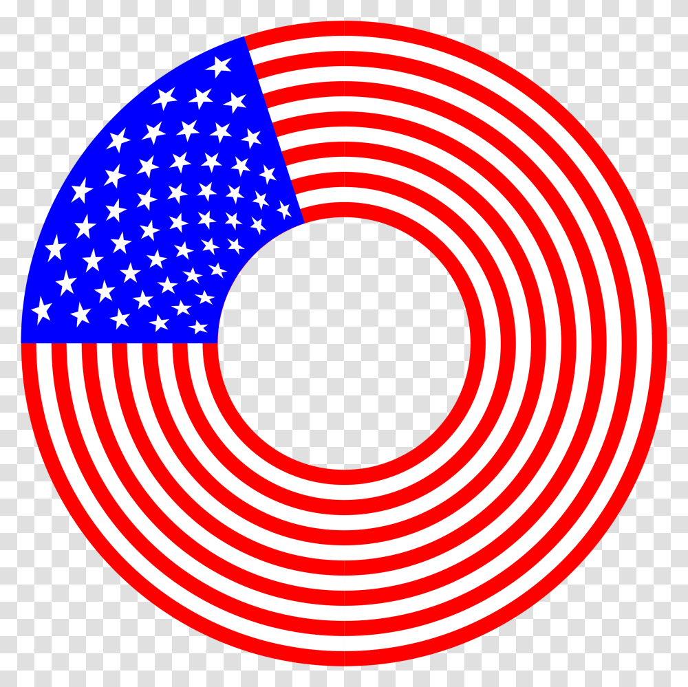 Flag Clipart Circle Flag Of The United States, Light, Spiral, Coil, Rug Transparent Png