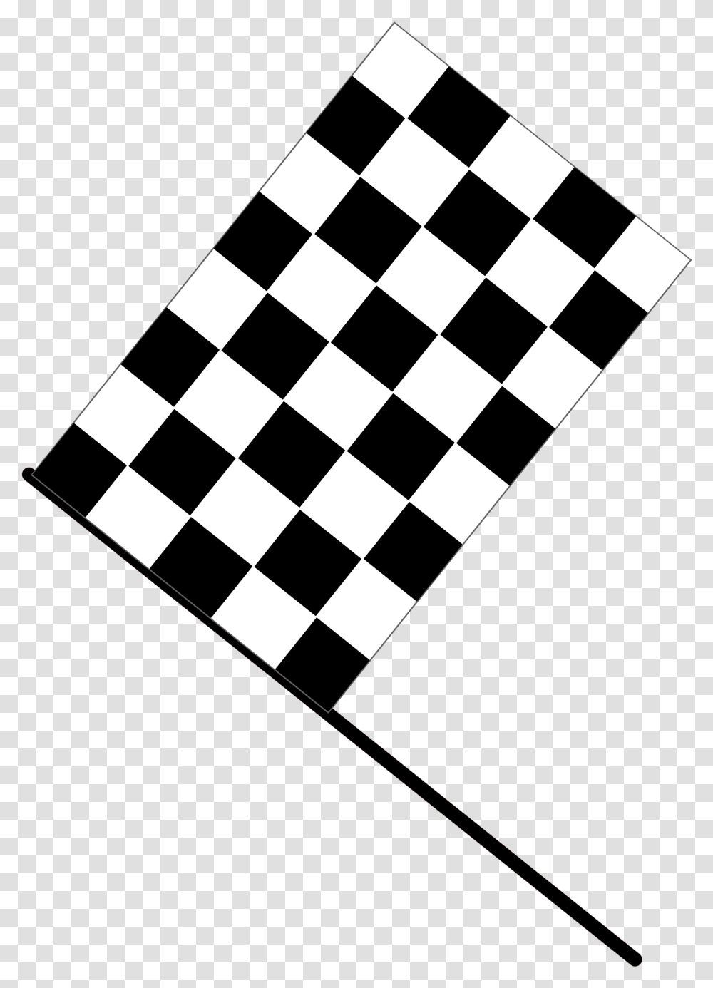 Flag Clipart Finish Line Free Draw A Checkered Flag, Chess, Game, Clothing, Apparel Transparent Png