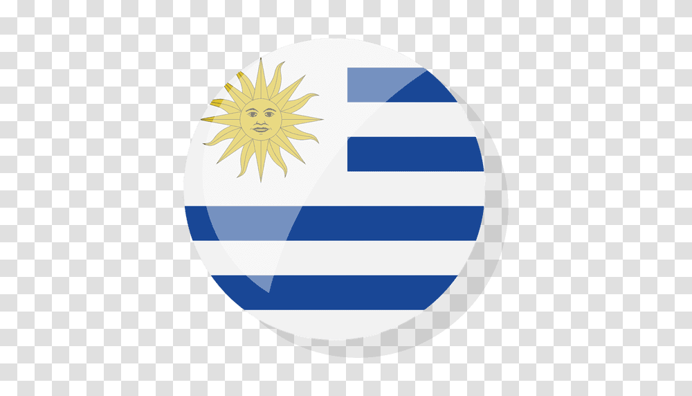 Flag Country Uruguay, Logo, Trademark, Badge Transparent Png