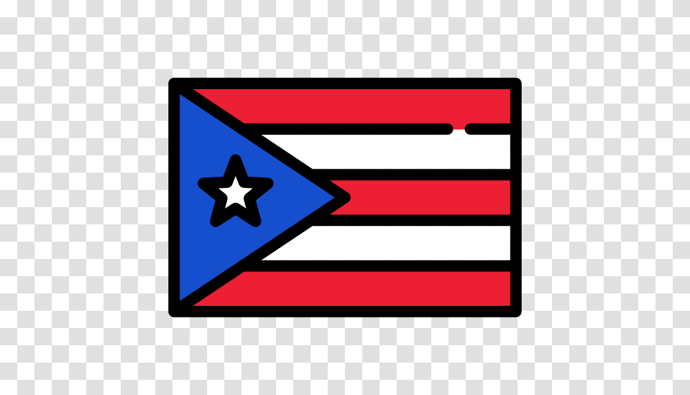 Flag Flags Nation Puerto R World Country Icon, Star Symbol Transparent Png