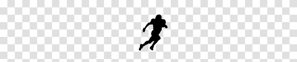 Flag Football Silhouette, Person, Human, People, Kicking Transparent Png