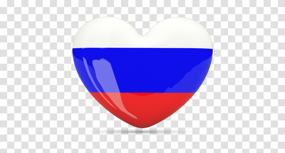 Flag Icon Format Heart Logos Illustration Russian Clip Russian Flag Icon Heart, Balloon Transparent Png