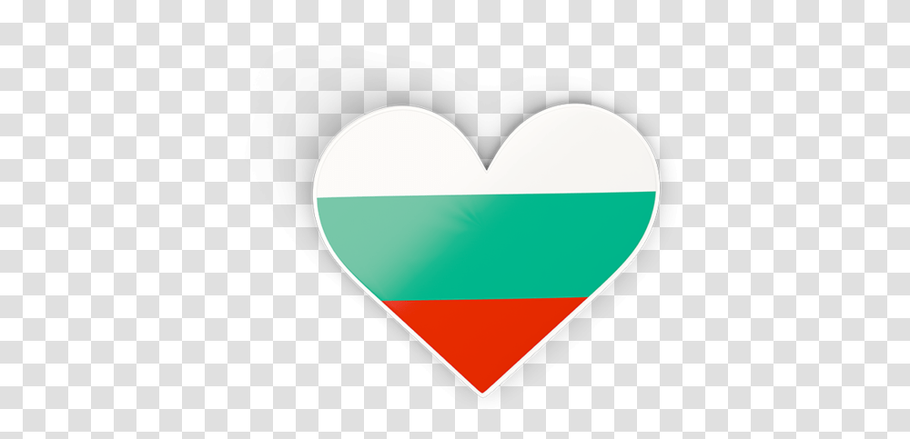 Flag Icon Of Bulgaria At Format Bulgarian Heart Flag, Plectrum, Triangle Transparent Png