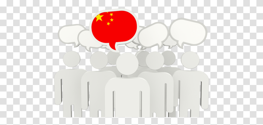 Flag Icon Of China At Format South Korea Speech Bubble, Nature, Outdoors, Hand, Crowd Transparent Png