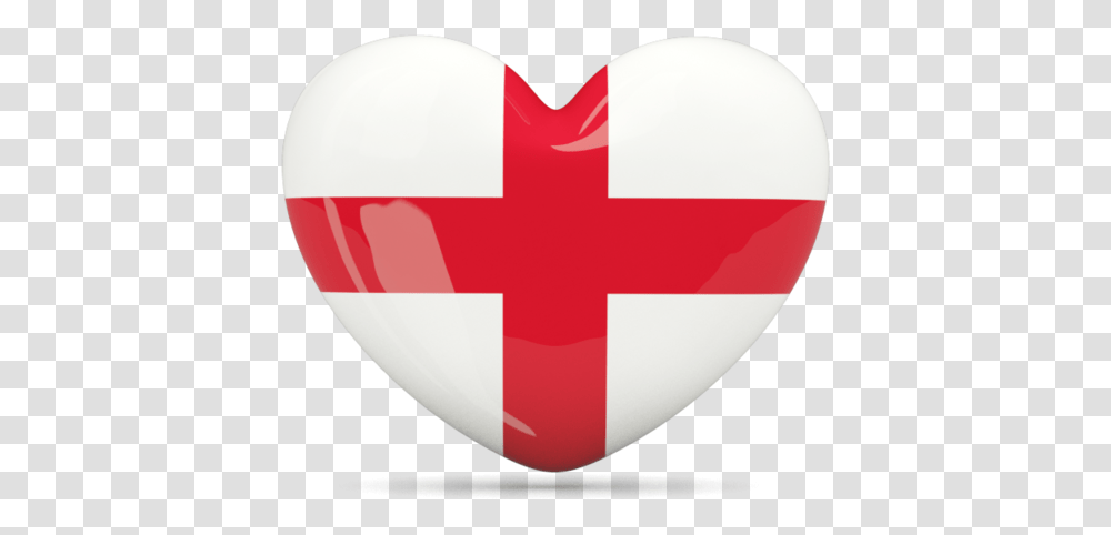 Flag Icon Of England At Format England Flag In A Heart, Logo, Trademark, First Aid Transparent Png
