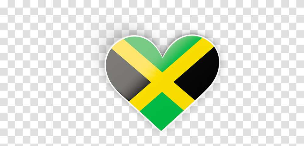 Flag Icon Of Jamaica At Format Jamaican Flag Heart, Tape, Label Transparent Png