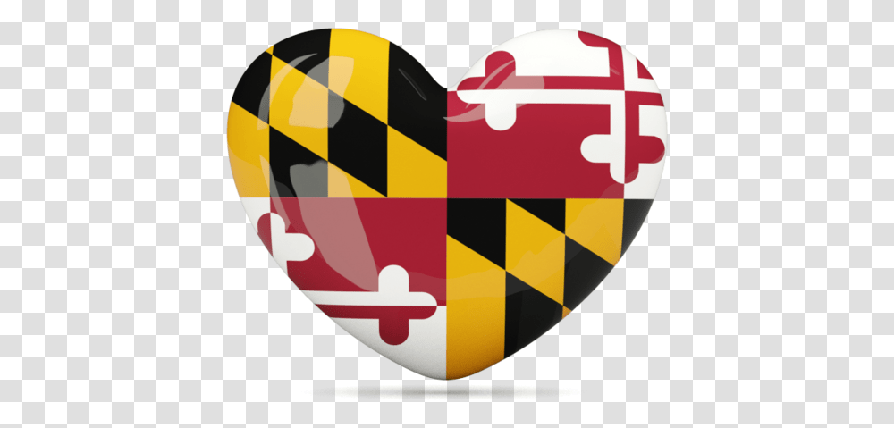 Flag Icon Of Maryland Maryland State Flag, Ball, Label Transparent Png