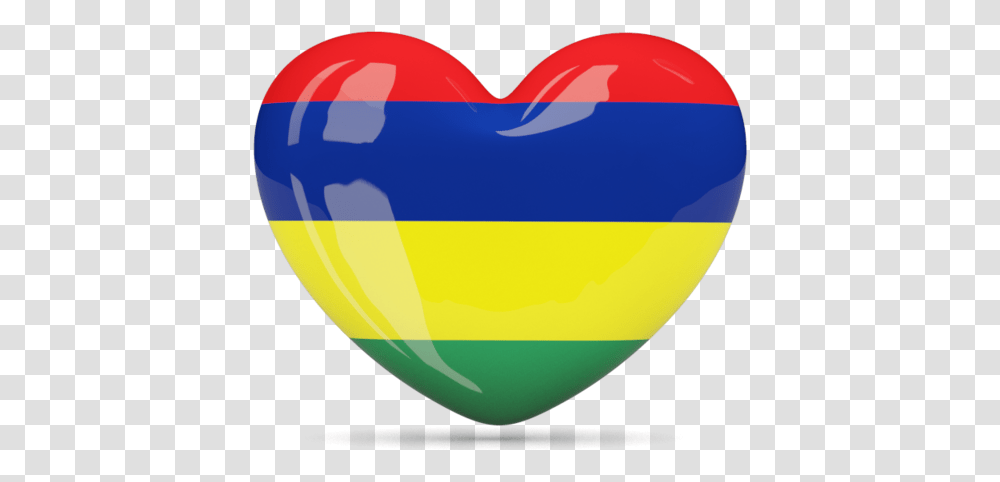 Flag Icon Of Mauritius At Format Happy Independence Day Mauritius, Balloon, Label, Heart Transparent Png