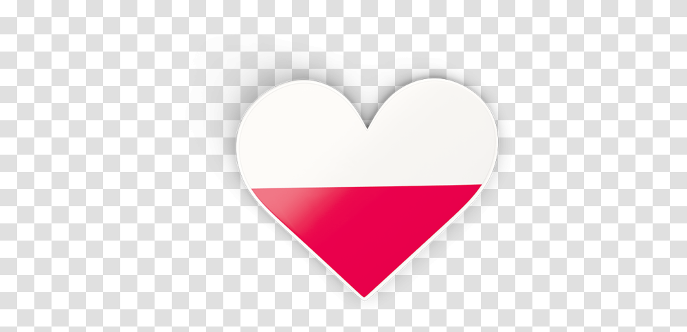 Flag Icon Of Poland Heart, Label, Text, Interior Design, Indoors Transparent Png