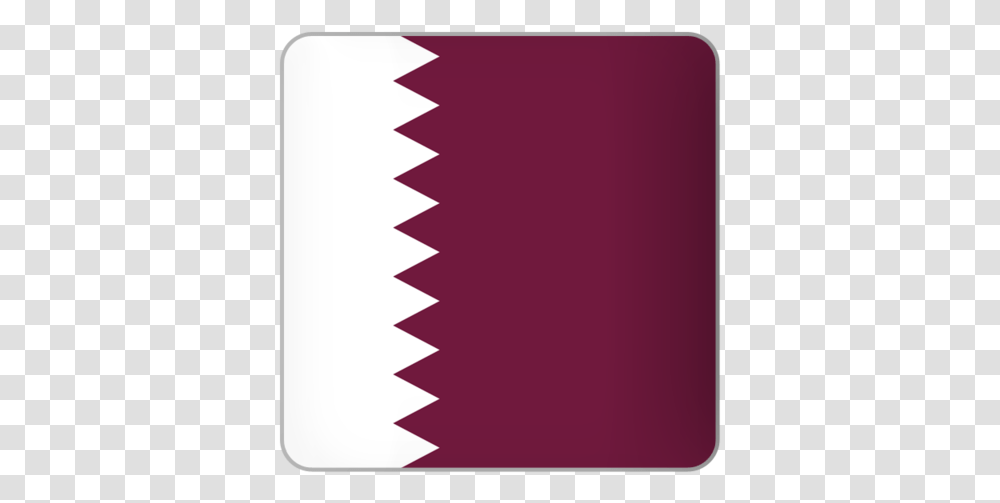 Flag Icon Of Qatar At Format Qatar Flag Square Icon, Label, Word, Mousepad Transparent Png