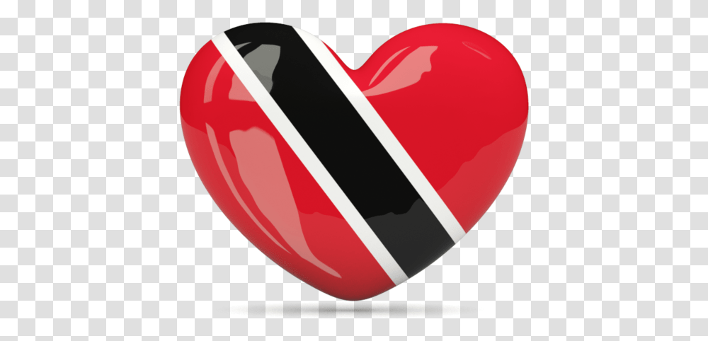 Flag Icon Of Trinidad And Tobago At Format Trinidad And Tobago Heart, Ball, Sport, Sports Transparent Png