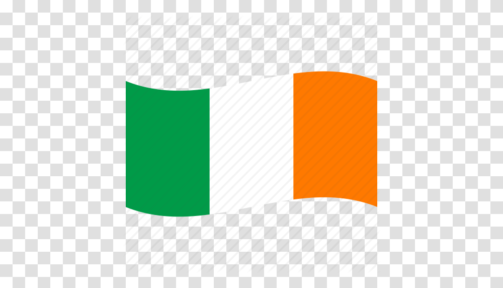 Flag Ie Ireland Irish Flag Republic Waving Flag White Icon, Business Card, Cushion, Pillow Transparent Png